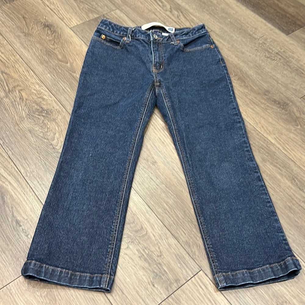 Gap‎ Women’s Boot Cut Dark Wash Mid Rise Stretch Denim Jeans Y2K Size 4